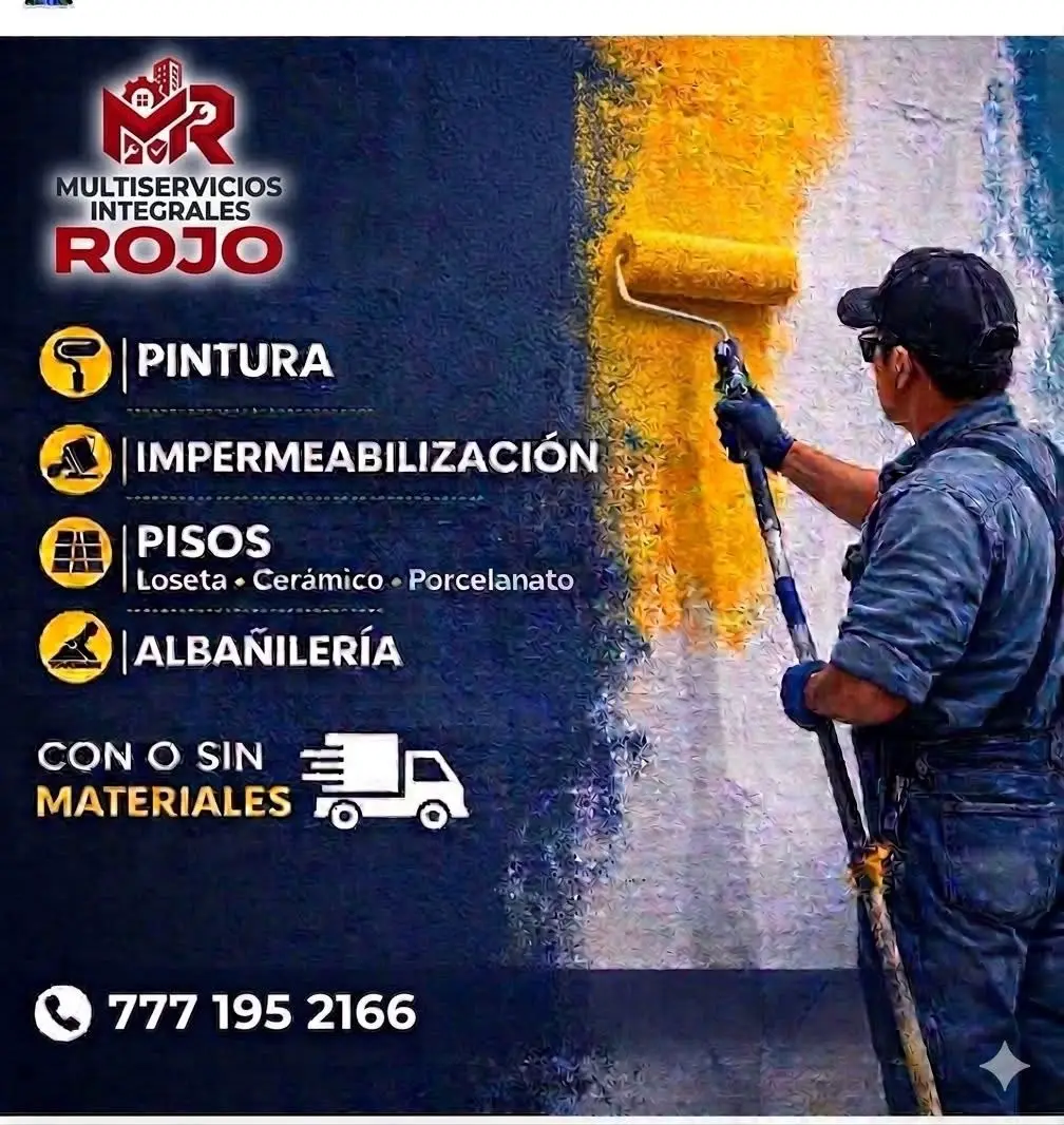 Promoción de servicio de pintura para oficinas, casas y departamentos